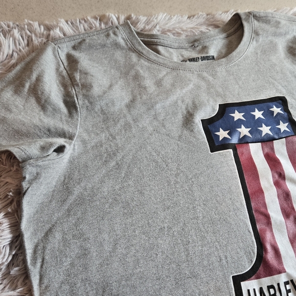 Harley-Davidson Gray Graphic Retro Tee Size XL - Picture 5 of 12